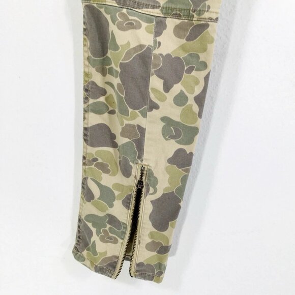 Ralph Lauren Denim & Supply Camo Cargo Pants Women’s 28 Zip Ankles 32X30 Stretch - Picture 6 of 7